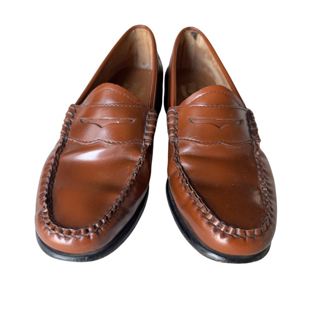G.H. Bass & Co. Brown Leather Penny Loafers